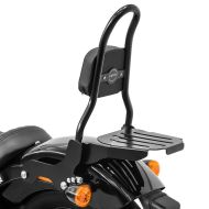 Sissybar Harley Davidson Softail 18-20 Craftride Fast Rider-M inkl. Gepäckträger schwarz_1