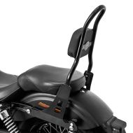 Sissybar fits for Harley Davidson Dyna Street Bob 06-08 Craftride Fast Rider-L black