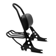 Sissybar fits for Harley Davidson Sportster Forty-Eight 48 10-20 Craftride Fast Rider-M incl. Rear rack black