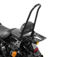 Sissy Bar Detachable +Luggage Rack CSL fits for Harley Davidson Sportster 1200 Custom 04-20 bl Craftride