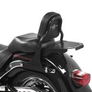 Sissy Bar mit Gepäckträger für Harley Davidson Fat Boy 07-17 CSS schwarz