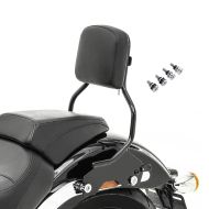 Sissy bar compatible with Harley Davidson Softail Low Rider ST 22-24 detachable w. Docking Kit R1 blk Craftride