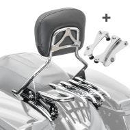 Sissybar mit Gepäckträger XB und Montagekit für Harley Touring 14-20 chrom Craftride_1