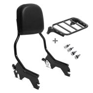Sissybar für Harley Low Rider / S 18-20 R1 mit Gepäckträger und Docking schwarz_0