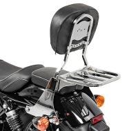 Sissybar fits for Harley Davidson Sportster models 04-20 Craftride incl luggage rack in chrome