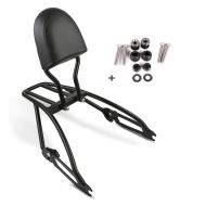 Sissybar fits for Harley Davidson Street 750 15-20 Craftride Fast Driver-S incl. Rear rack black