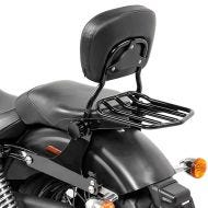 Sissybar Harley Dyna Modelle 2006-2017 Craftride Fast Driver-M Flex inkl. Gepäckträger schwarz_1