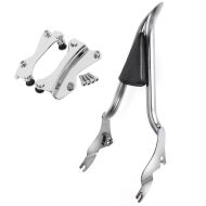 Sissy Bar fits for Harley Davidson Street Glide Special 15-23 + docking kit Craftride PV2 chrome