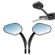 Mirror with E-mark fits for Harley Davidson CVO Softail Breakout / Deluxe rear-view mirrors ECE Craftride HDE2 black