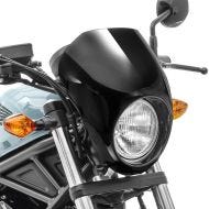 Lampenmaske für Harley Davidson Dyna Super Glide T-Sport Craftride SM5 schwarz_1