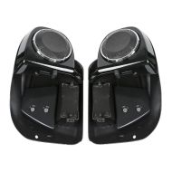 Beinschild für Harley Davidson Touring Modelle 2014-2019 Craftride mit Lautsprecher schwarz_1