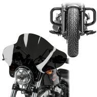 Set Windschild Batwing + Sturzbügel für Honda Rebel 500 17-21 Craftride DKL_1
