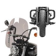 Set Windschild + Sturzbügel für Honda Rebel 500 17-21 Craftride CW1_1