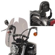 Set Windschild + Sissy Bar XS3 für Honda Rebel 500 17-21 Craftride CW1_1