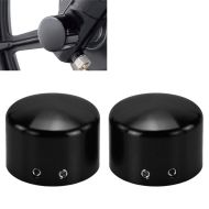 Axle cover fits for Harley Davidson cap axle nut Craftride AD1 front black