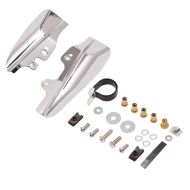 Wind deflector heat fits for Harley Davidson Touring 01-08 Craftride Wind Shield WA4 chrome