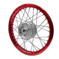 ,Spoke wheel rim aluminum 1,,6x16 for Simson S51 S50 S70 Schwalbe KR51 alloy Craftride AF15 red,