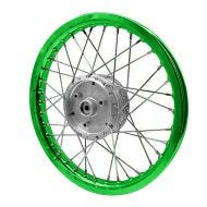 ,Spoke wheel rim aluminum 1,,6x16 for Simson S51 S50 S70 Schwalbe KR51 alloy Craftride AF16 green,