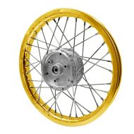,Spoke wheel rim aluminum 1,,6x16 for Simson S51 S50 S70 Schwalbe KR51 alloy Craftride AF17 gold,