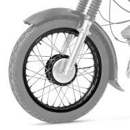 ,Spoke wheel rim aluminum 1,,85x16 for Simson S51 S50 S70 Schwalbe KR51 alloy Craftride AF21 black,