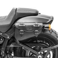 Saddlebag compatible with Indian Scout / Bobber / Sixty Craftride Arizona 3Ltr left in black