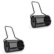 Set 2x Garden spreader 75L Divit compost spreader lawn spreader PL43 black