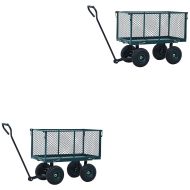 Set 2x Garden trolley equipment trolley Divit GW2 transport trolley garden trolley 770 lbs