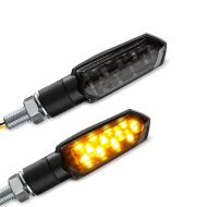 Indicators compatible with Suzuki GSX-S 1000 / 950 / 750 / 125 LED Turn signals Lumitecs TX10 tinted black