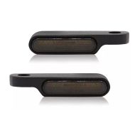 LED handlebar turn signal fits for Harley Davidson Softail models Craftride RV1236.88 ftini turn signal with E-mark fits for handlebar fittings tinted black