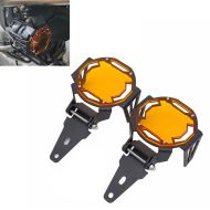 Headlight protection for OEM compatible with BMW auxiliary headlights Lumitecs QL12 Headlamp Guard orange