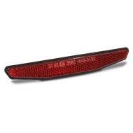 LED reflector with rear light and brake light motorcycle Lumitecs RF2 with ECE black red