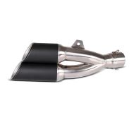 Zaddox Exhaust compatible with Yamaha FZS 1000 / 600 Fazer Rear Silencer Twin