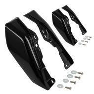 2x Mid-Frame Air Deflector fits for Harley Davidson Touring 09-24 Heat Shield Craftride WA3 black Set Discount