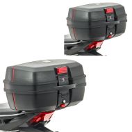2x Motorcycle Top Box Bagtecs TB6 32 Litres Top Case Universal Discount Set
