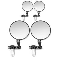 2x Motorcycle Bar end mirror Pair (4 pieces) ECE / rear view mirror Zaddox SP1 pair Discount Set