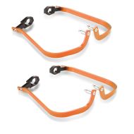 2x Motocross Handguards / Handelbar Guards Enduro XDure HP18 orange Discount Set