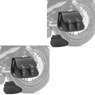 2x Swing arm bag + inner liner for cruisers saddlebag Craftride DYT Discount Set