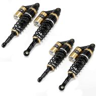 2x Motorcycle rear shock absorbers 14.17 inch suspension shocks universal RS2G Discount Set