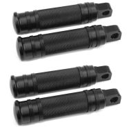 2x Footpegs Driver-Passenger fits for Harley Davidson Craftride FP28 black Set Discount