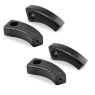 ,2x Handlebar pull back riser clamp set 3,,5" for 1"-1.00 inch bars Craftride PB1 bl Discount Set,