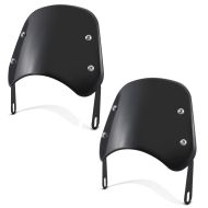 2x Motorcycle Windschield / Windscreen universal FB3 black Discount Set
