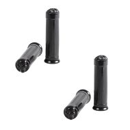2x Motorcycle hand grips Craftride CG15 handlebar grips 1“ inch CNC aluminium black Discount Set