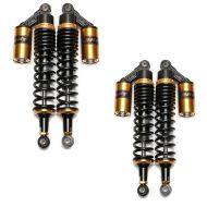 2x Motorcycle rear shock absorbers 14.96 inch suspension shocks universal RS2G Discount Set