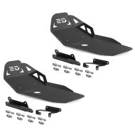 2x Engine Guard compatible with BMW F 850 GS / F 750 GS 18-20 Motoguard black Aluminium Bug Spoiler Underbody Protection Discount Set