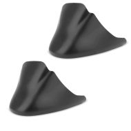 2x Belly pan fits for Harley Davidson Sportster 04-20 Craftride CP4 black matt Set Discount