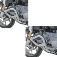 2x Engine Guard compatible with BMW R 1250 GS 19-23 Motoguard L2 Crash Bar light grey Discount Set