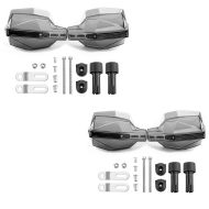 2x Motorcycle Handguards / Handelbar Guards universal HG2 smoke gray Discount Set
