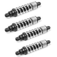 2x Shock Absorber rear 12" (12.01 inch) fits for Harley Davidson Dyna 1991-2017 Chrome Craftride Set Discount