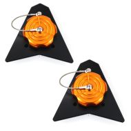 2x Motorcycle Racing fuel Gas Cap compatible with KTM 690 SMC / R 08-17 tank cap Zaddox ZT13 orange Discount Set