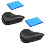 2x Solo Seat Gel for Bobber and Cruiser Universal Craftride CT4 Discount Set